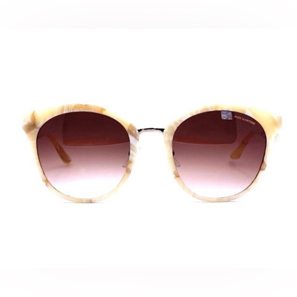 Pier Martino Sunglasses Acetate Front, Metal Snake Temple & Swarovski Crystals